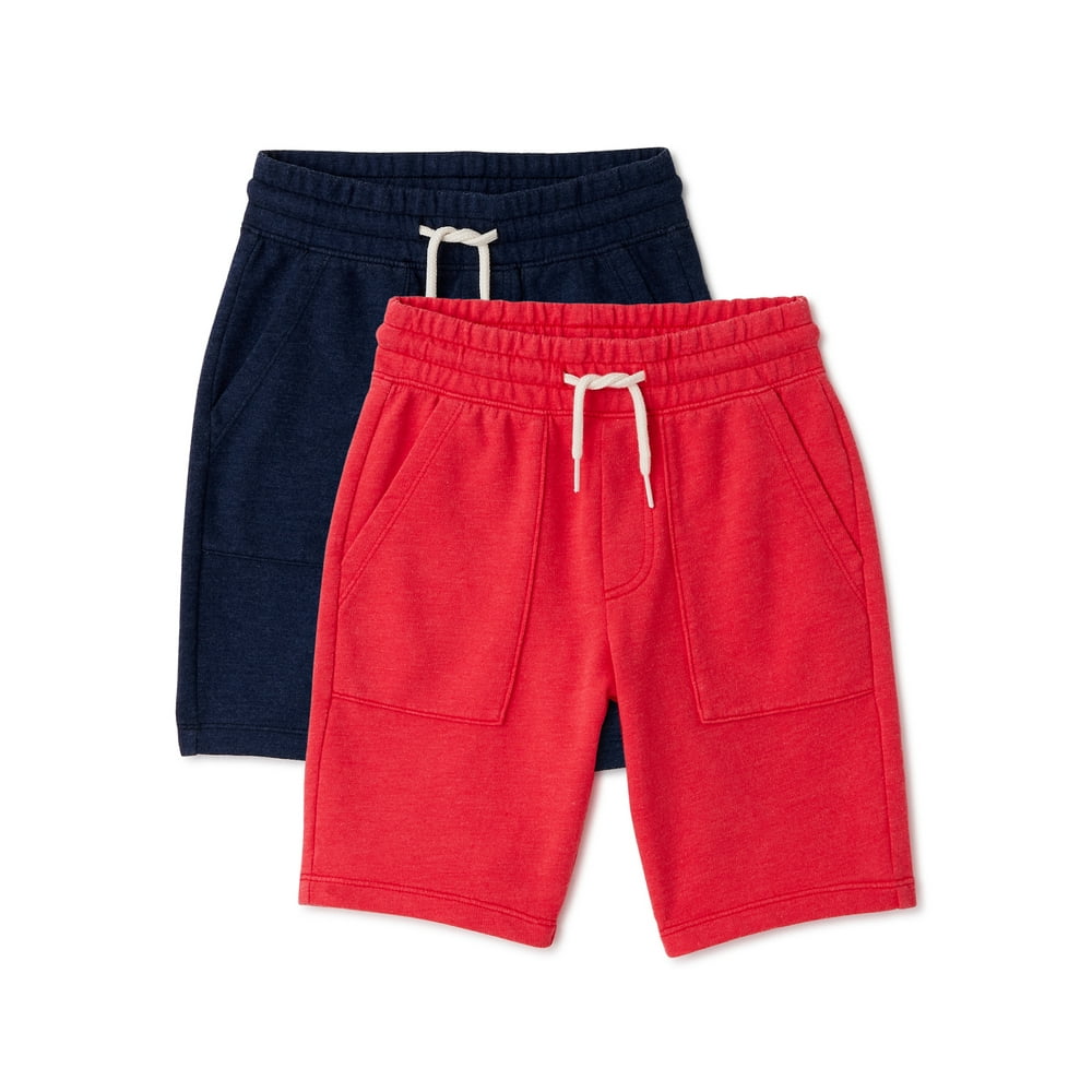 Wonder Nation - Wonder Nation Boys Knit Shorts 2-Pack, Sizes 4-18 ...