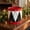 Red, variant on Luckky Christmas Blow Stacked Drum Ornament, Festive Stacked Drum Christmas Decoration, Versatile Indoor & Outdoor Holiday Decor for Tabletop, Living Room, Porch and Christmas Party Display