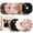BlushBlack, variant on Yanibest 8 Pcs Satin Scrunchies - Silk Scrunchies Ponytail Holders,Soft Satin Hair Ties No Damage,Hair Accessories for Women