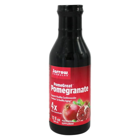 Jarrow Formulas Pomegranate Juice Concentrate, For Brain and Cardiovascular Support, 12 Fluid