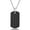 Black, variant on Jewelry Men's Diamond Accent Blue Plated Tungsten Dog Tag Necklace