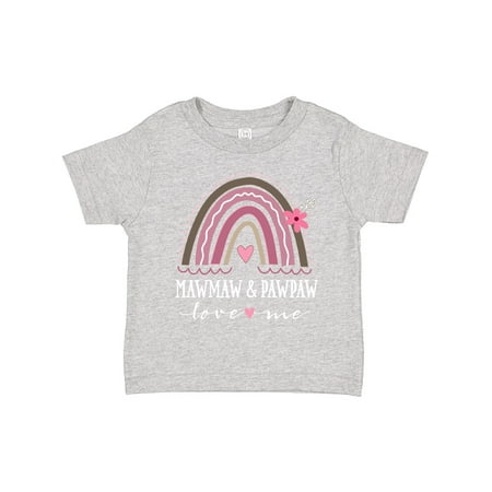 

Inktastic Mawmaw and Pawpaw Love Me Girls Toddler T-Shirt