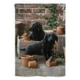 thumbnail image 2 of Breeze Decor 10007 Pets Black Lab Pups 2-Sided Vertical Impression House Flag - 28 x 40 in., 2 of 2