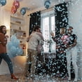 thumbnail image 2 of Supreme Black Fox 12" Gender Reveal Confetti Cannons, Blue, 4 Pack, 2 of 3