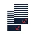 thumbnail image 3 of Navy Blue Stripe Anchor Simple Tea Towels Absorption Walf Checks Kitchen Soft Cleaning Towel Cloth Napkins Dish Rags, 3 of 7