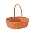 thumbnail image 4 of Wicker Picnic Basket with Handle,Woven Rattan Storage Basket for Easter,Garden Harvest,Vegetables,Fruits, Candy,Portable Hamper for Organizing,Wedding,Toy,Flower,Outdoor Picnicking Home Decor, 4 of 8