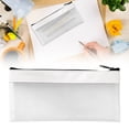 thumbnail image 2 of Clear Pencil Pouch, Ongmies Resistant Pencil Bags with Smooth Zipper, Multipurpose Clear Pouch for Stationery, Office, Travel Supplies, 2 of 9