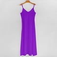 thumbnail image 5 of Neon Purple Sleeveless Dress Loose Women's Dress Dresses Luxury Evening Dresses, 5 of 9