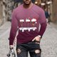 thumbnail image 1 of Blusas y camisas de manga larga y cuello redondo para hombre, camisetas casuales con estampado de moda y cuello redondo, blusas de licra de manga corta para hombre., 1 of 5