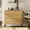 Oak, variant on WAMPAT 31.5" W Wooden Buffet Table,Fluted Sideboard Buffet Cabinet with Storage and 3 Drawers,Coffee Bar Cabinet, Wine Bar Cabinet for Kitchen, Dining Room & Living Room, Brown