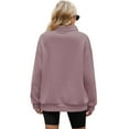 thumbnail image 2 of FIOPHY Womens Oversized Half Zip Sweatshirts Long Sleeve Pullover Sweatshirt Casual Fall Clothes, 2 of 6