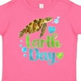 thumbnail image 4 of Inktastic Earth Day Sea Turtle and Hearts Boys or Girls Toddler T-Shirt, 4 of 5