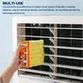 thumbnail image 6 of 4pcs Window Venetian Blind Cleaner Duster Tool, Include 2pcs 7 Finger Blind Duster Brush & 2pcs Shutter Cleaner Brushes, Blinds Cleaning Brush Tool for Blinds Air Conditioner Vent Keyboard, 6 of 8