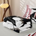 thumbnail image 5 of Homewish Letter H Baseball Player Print Zipper Full Size Comforter Sets with Fitted Sheet and 2 Pillowcases,Sports Monogram Zipper Bedding Set For Kids Boys And Girls,Reversible,4 Pieces, 5 of 7