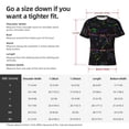 thumbnail image 2 of Yiaed Dinosaur Print Mens Short Sleeve Tight Fit T-Shirt, Crewneck Casual Tee-Large, 2 of 5