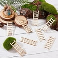 thumbnail image 3 of 40Pcs Miniature Wood Ladders 0.8x2.4 Inch Mini Wooden Step Ladders Garden Decoration Accessories Miniature Furniture Mini Garden Ornament for DIY Crafts Micro Landscape Prop Decorations, 3 of 7