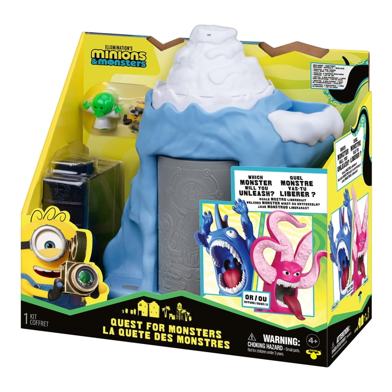 Minions & Monsters フィギュア 3体セット　【オマケ付き】 Minions & Monsters Quest for Monsters Playset with Goomi, Use the