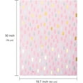 thumbnail image 2 of AllWays Plaza Baby Girl Wrapping Paper Sheet - 12 Sheets Foil Pink Brushstroke Design Folded Flat for Girls Birthday, Baby Showers - 19.7 Inch X 30 Inch Per Sheet, 2 of 12