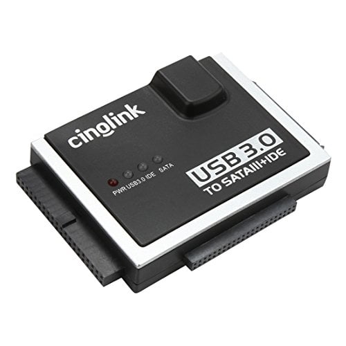 Cinolink SATA IDE a USB 3.0 Adaptador para Universal 2.5"/3.5" Pulgada