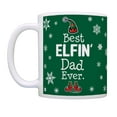 thumbnail image 2 of ThisWear Christmas Coffee Mug for Dad Best Elfin Dad Ever Dad Gifts for Christmas Coffee Mug Green, 2 of 4