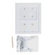 thumbnail image 2 of Kit de huellas de bebé DIY, marco de fotos para guardería, marco de recuerdo para regalo ideal Blanco, 2 of 9