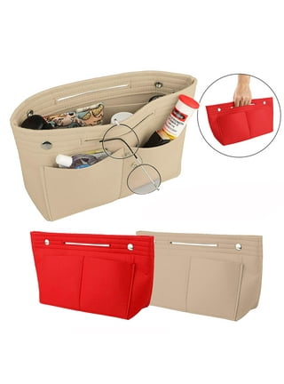 Vercord Felt Purse Organizer Insert Pochette LV Handbag Insert Bag in Bag  for Multi Pochette Accessories Organizer Beige