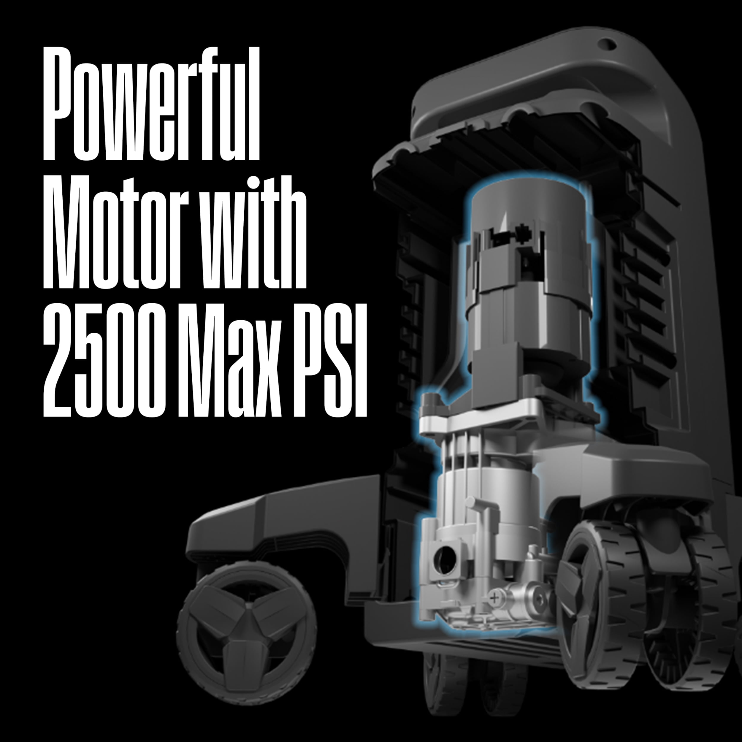 Westinghouse 2500 Max PSI 1.76 Max GPM Electric Powered Pressure Washer with Anti-Tipping Technology and 5 Quick Connect Tips
