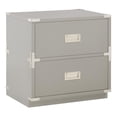 thumbnail image 1 of Wellington 2 Drawer Engineered Wood Cabinet in Gray, 1 of 11