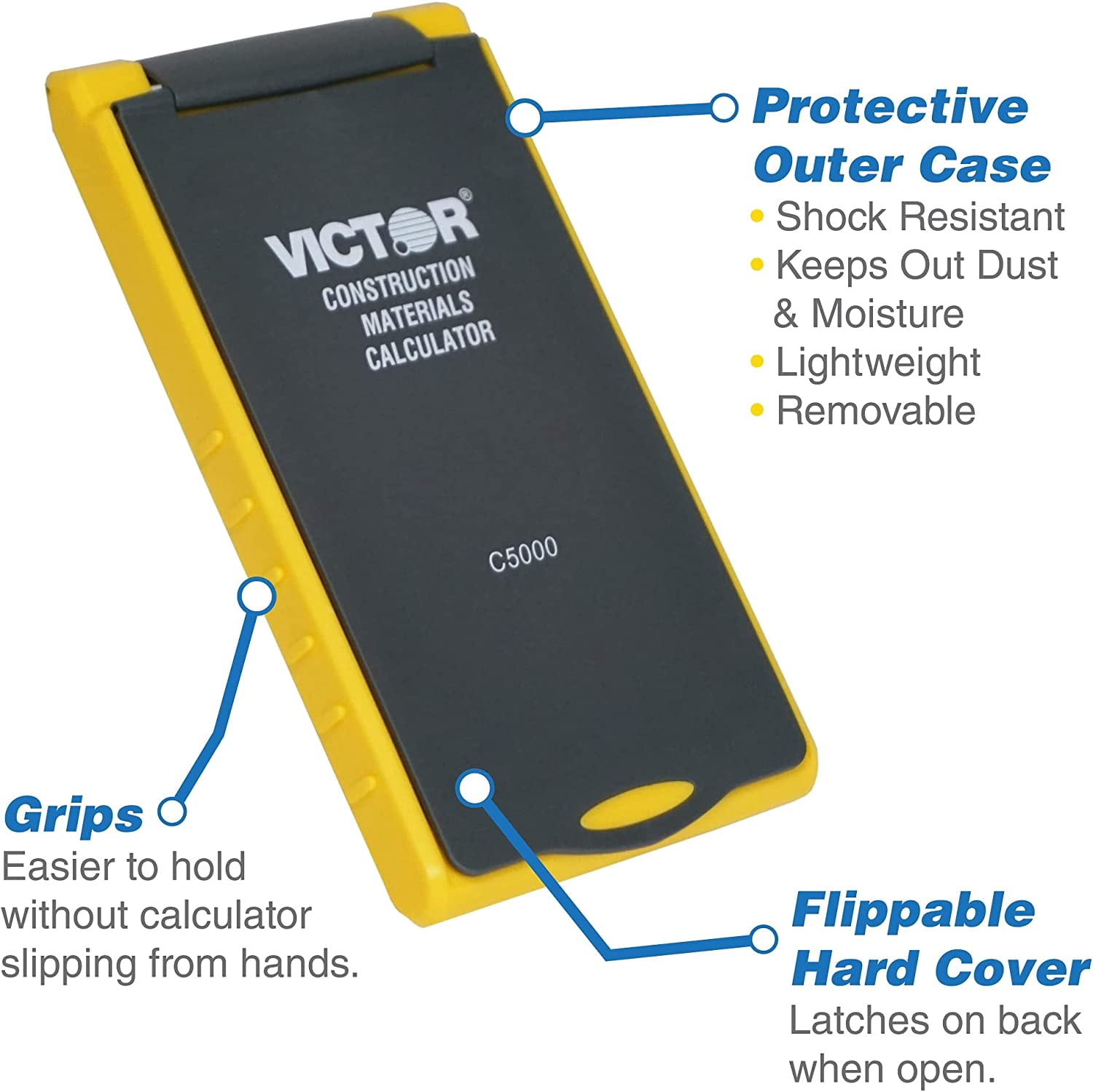 C5000 Construction Materials Calculator with Protective Case