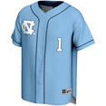 thumbnail image 2 of Youth GameDay Greats  Carolina Blue #1 North Carolina Tar Heels Lightweight Softball Jersey, 2 of 4