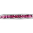 thumbnail image 4 of 14K White Gold Ruby Complete Channel Bandsize 7 - Jbsp, 4 of 5