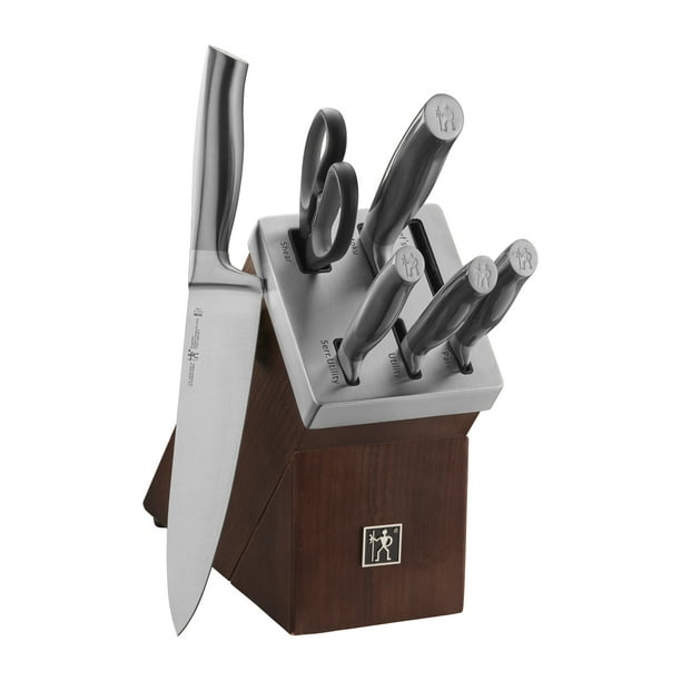 J.A. Henckels International Graphite 7-pc Self-Sharpening Block Set - Walmart.com - Walmart.com