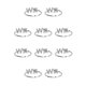 thumbnail image 3 of Jumpingount Anillo abierto con letras mayúsculas, anillos de compromiso reutilizables, joyería decorativa para interiores y exteriores, regalos Letra W 10Conjunto, 3 of 6