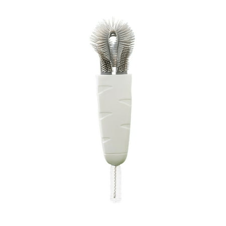 

Sukalun 3-in-1 Cup Lid Cleaning Brush | Mini Water Bottle Cleaner | Detail Brush Straw Cleaner Tools Carrot Clean Brushes for Nursing Bottle Cups Cover
