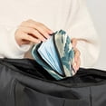 thumbnail image 5 of Seagull Sanitary Napkin Bag Period Purse Small Storage Bag Pouch Case Travel Organizer Zipper Pouch 4.7x6.6x6.6 in Velvet Oxford Cloth Sponge Fabric Storage Bag for Sanitary Napkins, 5 of 6