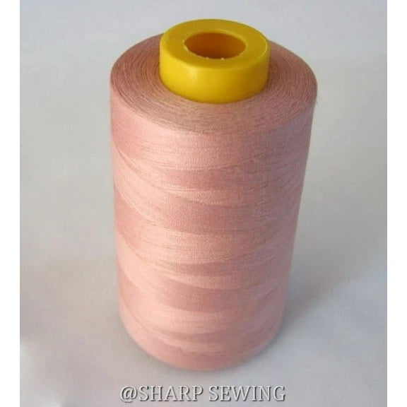 Teamwork 1 SPOOL LIGHT MAUVE 100%  POLYESTER SERGER QUILTING THREAD T27 6000 YARDS #603