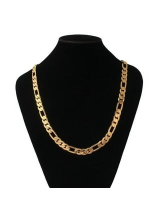 50 Pack Gold Plated Necklace Chains Cable Chain Bulk for Jewelry Making, 18