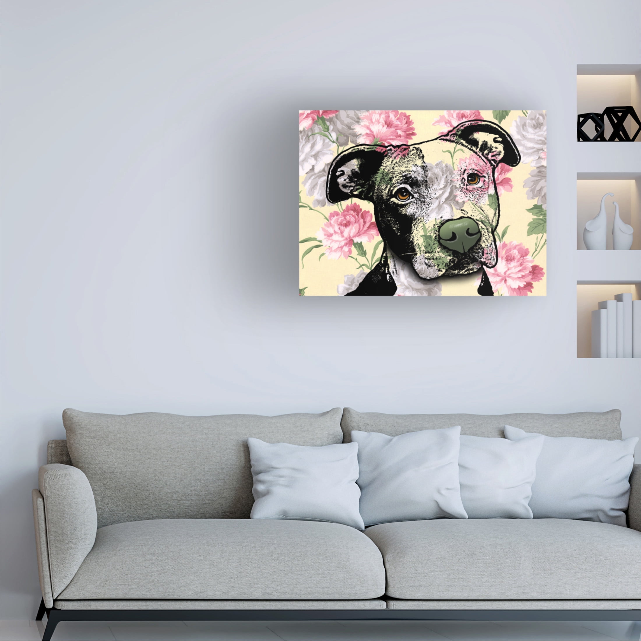 Canvas Wall Art - Dean Russo 'Watching The Wheels' Wall Art for Living Room, Bedroom, or Office Décor by Trademark Fine Art - 47 x 35 Inches