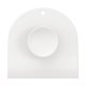 thumbnail image 2 of Cepillo de limpieza de fregadero de silicona duradero con espátula y ventosa de fácil almacenamiento. Blanco, 2 of 9