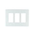 thumbnail image 3 of Legrand radiant Screwless Wall Plates for Decorator Rocker Outlets, 3-Gang, White, RWP263WCC6, 3 of 5
