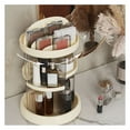 thumbnail image 1 of Household Cosmetic Storage Rack, PS Practical Household Cosmetic Organizer  for Home Milky White,Transparent, 1 of 7