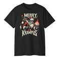 thumbnail image 3 of Merry Krampus Christmas T-Shirt – Gothic Horror Holiday Tee, Vintage Scary Santa Shirt, Dark Humor Xmas Gift, Creepy Krampus Top, 3 of 5