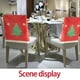 thumbnail image 1 of Ganfancp Christmas Hotel Decorations Christmas Tree Chair Covers Father Christmas Chair Hat Covers Ofertas Del Día 1X Funda de Silla, 1 of 6