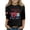 #A07-Black, variant on Abcomgle Girls Patriotic Shirts 4th Of July 250th Birthday Graphic Tee Tops Crew Neck 3/4 Sleeve T Shirt Comfy Independent Day Tees,Red,5-6Years