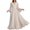 White, variant on Ketyyh-chn99 Womens Formal Gowns and Evening Dresses Wedding Dress Maxi Evening Dress Elegant High Waist Wedding Party Gown Long Dress White,L