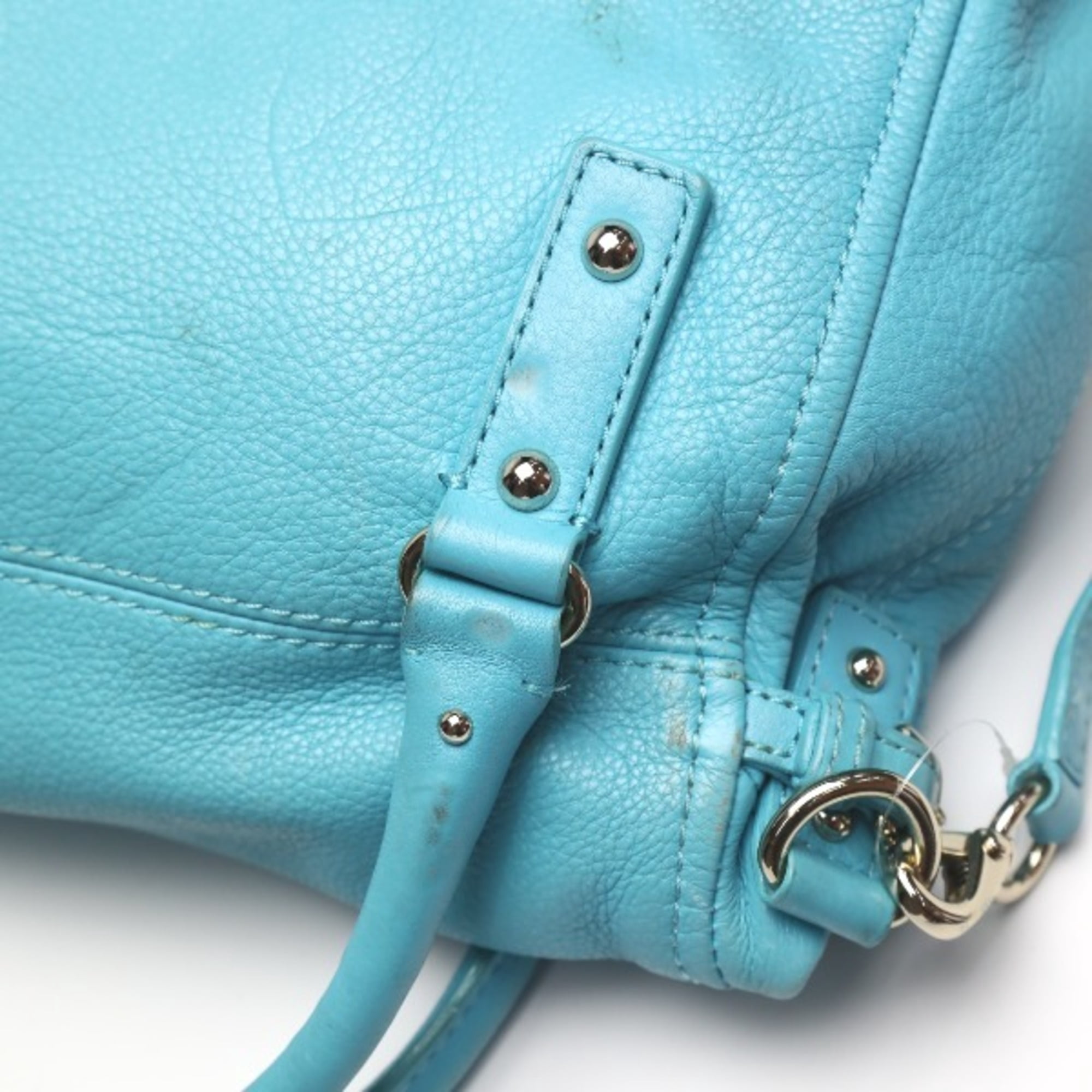 Pre-Owned Kate Spade 2WAY Shoulder Bag Handbag Sky Blue (Fair)