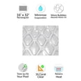 thumbnail image 2 of Midwest Canvas 16-Foot-by-32-Foot Rectangle Clear Diamond Solar Cover | 16 Mil with 6-Pack of Grommets Bundle | Heating Blanket for Above-Ground Swimming Pools, 2 of 3