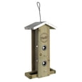 thumbnail image 1 of Wild Wings WWGF1-DECO Galvanized Weathered Vertical Cedar Bird Hopper Feeder, 1 of 9