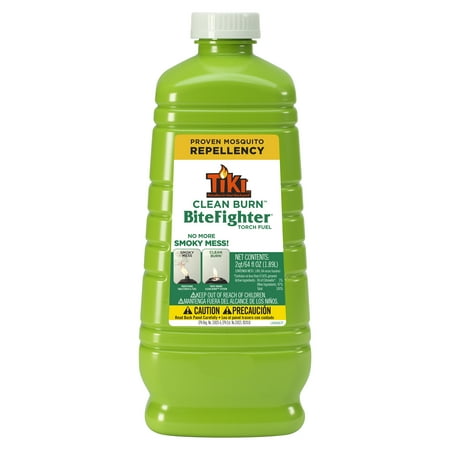 Citronella Torch Fuel - TIKI® Brand 64 oz. Clean Burn BiteFighter Torch Fuel with Easy Pour System
