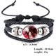 thumbnail image 2 of Pulsera de cuero vintage para hombre Pulsera de cuerda Brazalete Demon Slayer Cuerda ajustable (c) Feliz Sencillez, 2 of 3